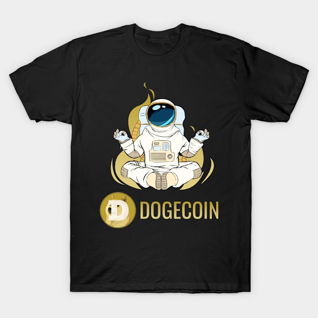 Dogecoin coin Crypto coin Cryptocurrency T-Shirt by JayD World